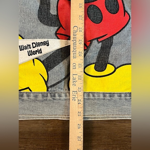 WALT DISNEY WORLD WDW VAULT COLLECTION 50 RETRO JEAN/DENIM VEST ADULT XL B24 - Picture 7 of 7